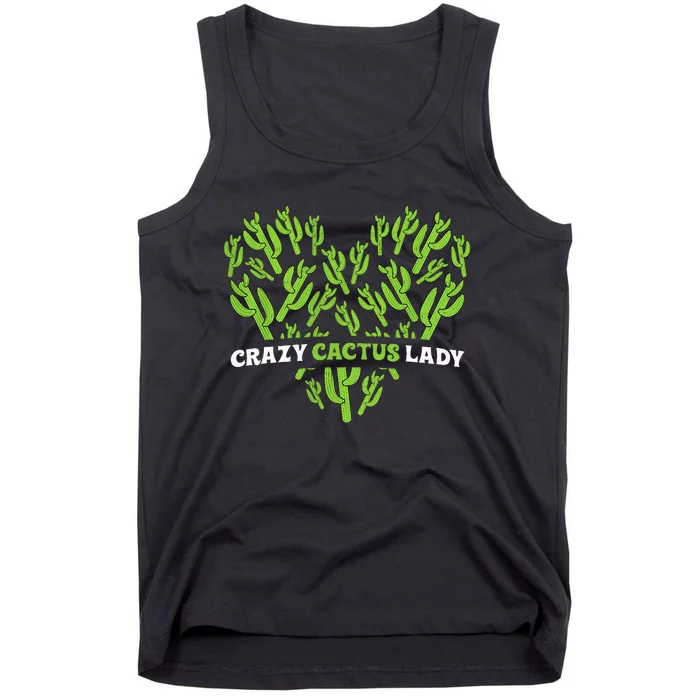 Funny Desert Plant Lover Outfit with Crazy Cactus Vibes Tank Top