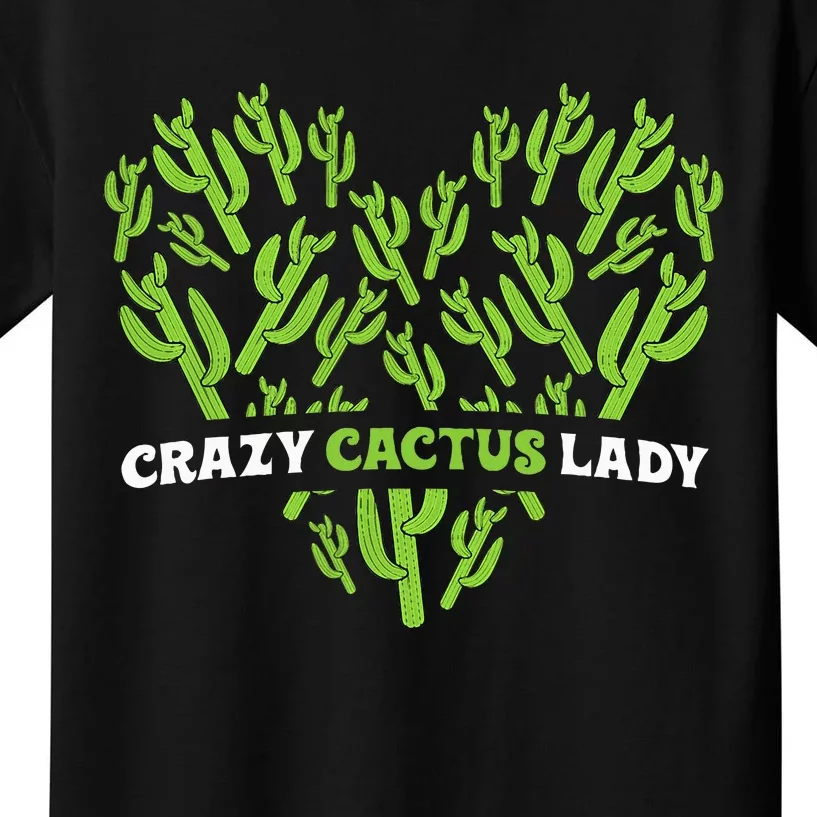 Funny Desert Plant Lover Outfit with Crazy Cactus Vibes Kids T-Shirt