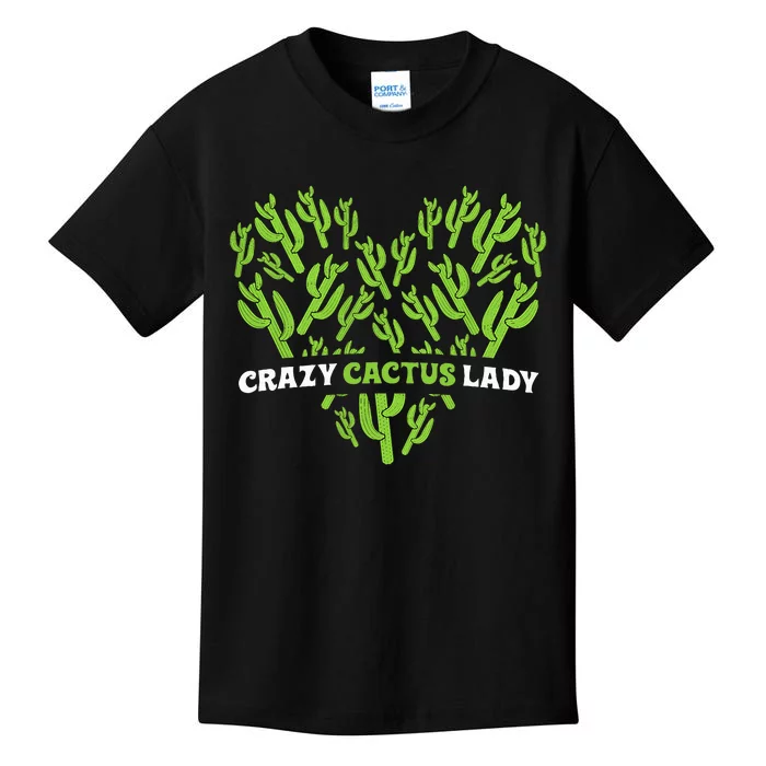 Funny Desert Plant Lover Outfit with Crazy Cactus Vibes Kids T-Shirt