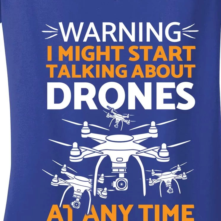 Funny Drone Pilot Cool Gift Women's V-Neck T-Shirt