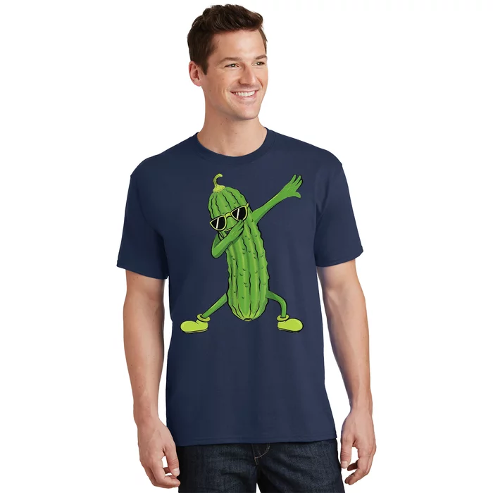 Funny Dabbing Pickle Gift Dancing Cucumber Lover Funny Gifts T-Shirt