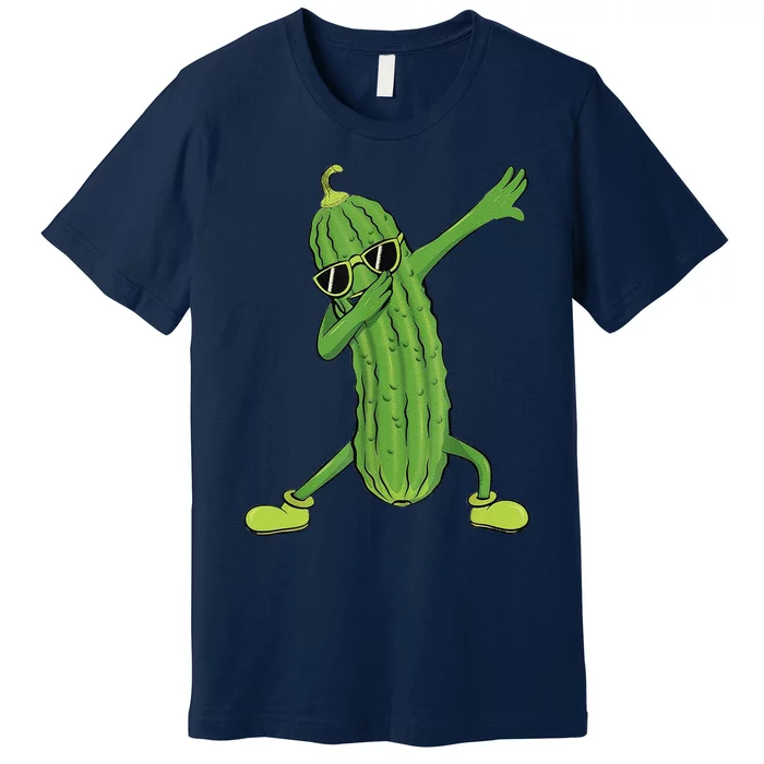 Funny Dabbing Pickle Gift Dancing Cucumber Lover Funny Gifts Premium T-Shirt