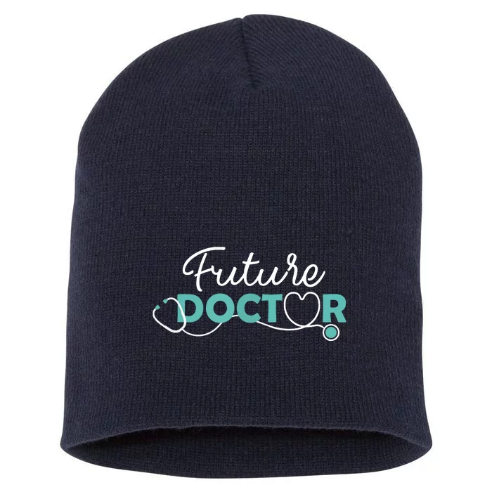 Future Doctor Pre Med Outfit Medical Student Gift Short Acrylic Beanie