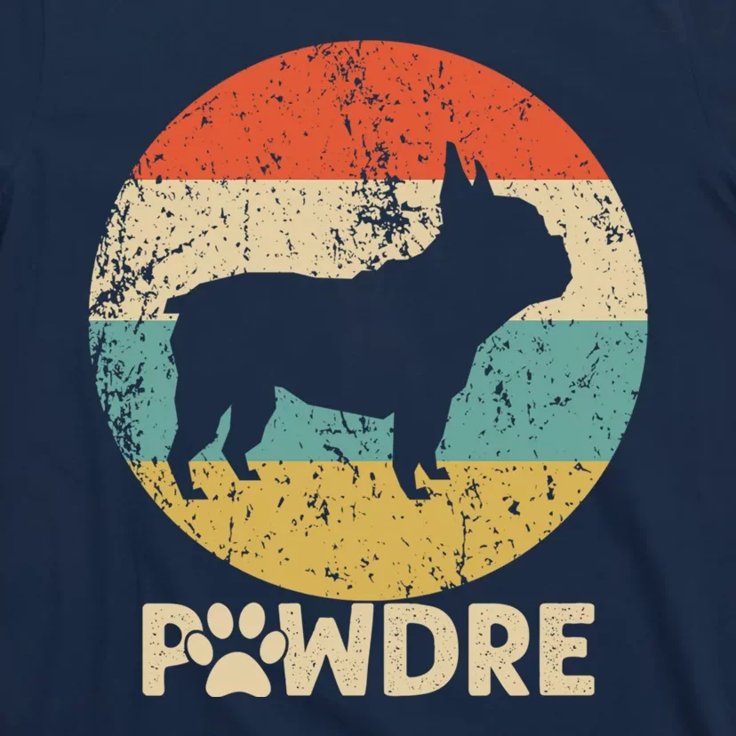 Fathers Day Pawdre Dog French Bulldog Gift T-Shirt