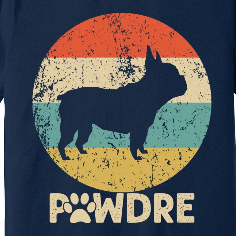 Fathers Day Pawdre Dog French Bulldog Gift Premium T-Shirt