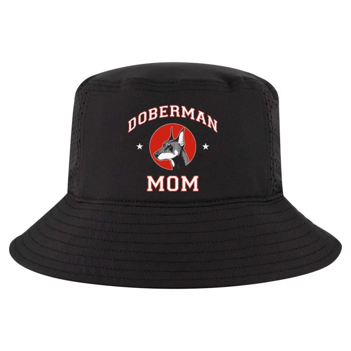 funny Doberman Pinscher Mom Dog Mother Cool Comfort Performance Bucket Hat