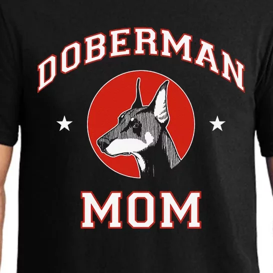 funny Doberman Pinscher Mom Dog Mother Pajama Set