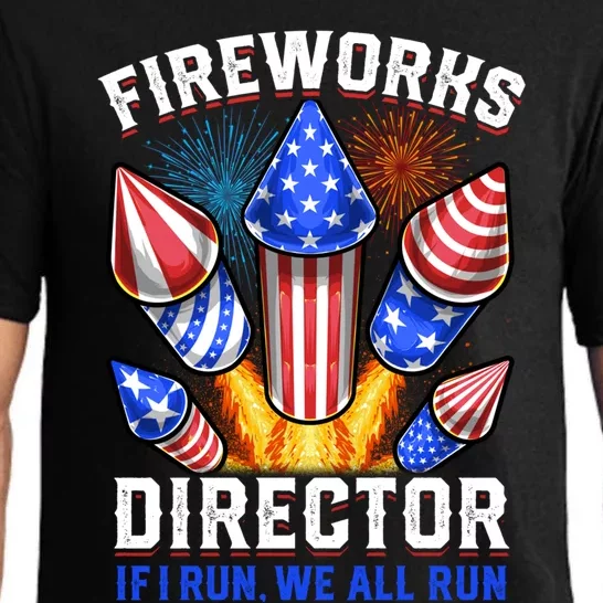 Fireworks Director Pyrotechnician 4th Of July Gift Pajama Set