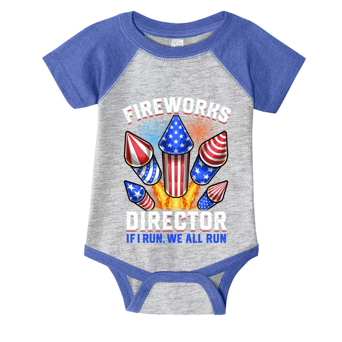 Fireworks Director Pyrotechnician 4th Of July Gift Infant Baby Jersey Bodysuit