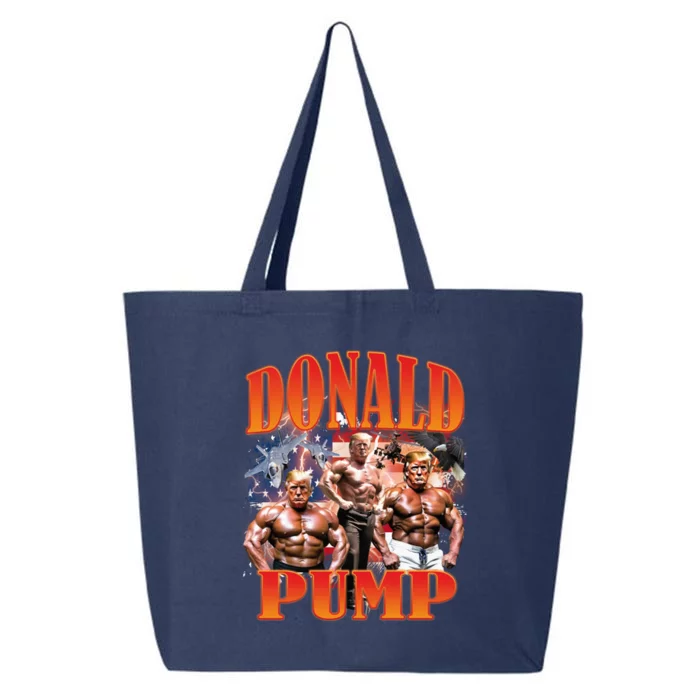 Funny Donald Pump Trump 2024 Love America Election Gift 25L Jumbo Tote