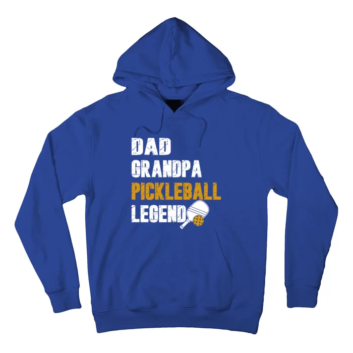 Fathers Day Pickleball Dad Grandpa Pickleball Legend Vintage Cute Gift Hoodie