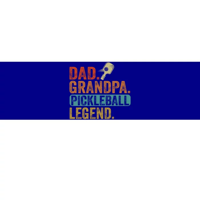 Fathers Day Present Pickleball Dad Grandpa Pickleball Legend Gift Bumper Sticker