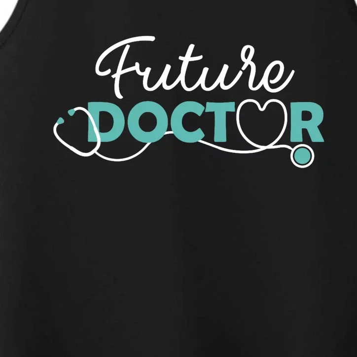 Future Doctor Pre Med Outfit Medical Student Gift Performance Tank