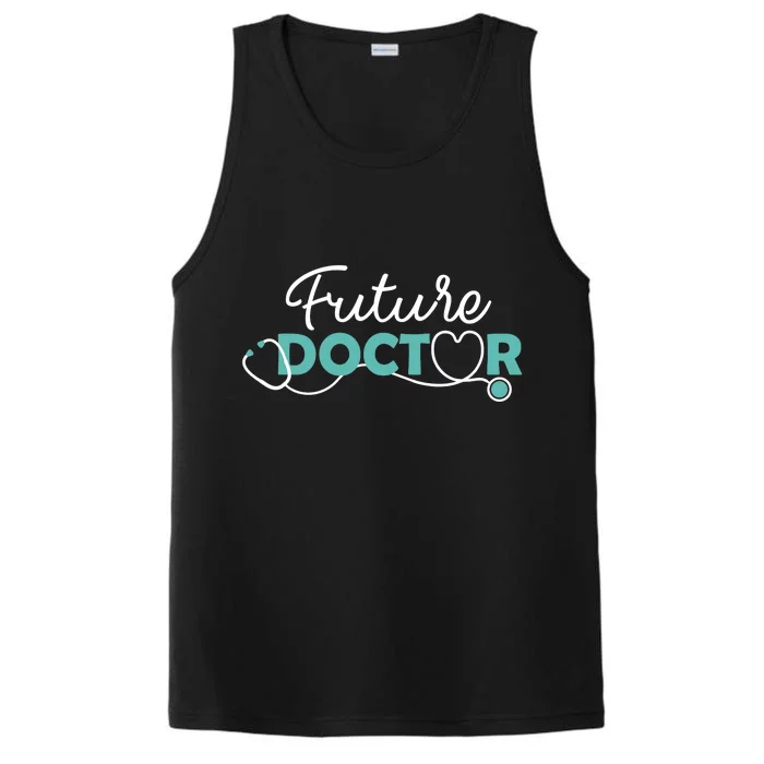 Future Doctor Pre Med Outfit Medical Student Gift Performance Tank