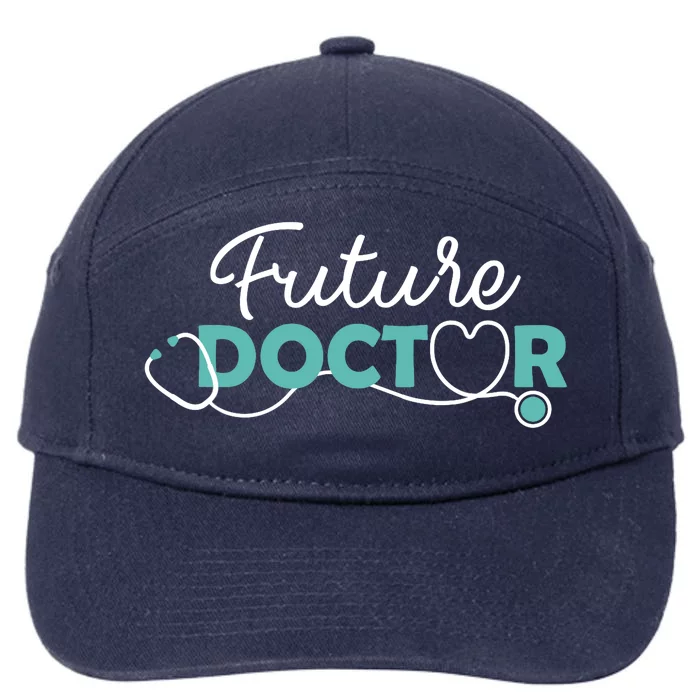 Future Doctor Pre Med Outfit Medical Student Gift 7-Panel Snapback Hat