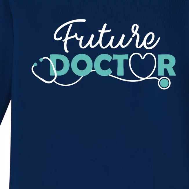 Future Doctor Pre Med Outfit Medical Student Gift Baby Long Sleeve Bodysuit