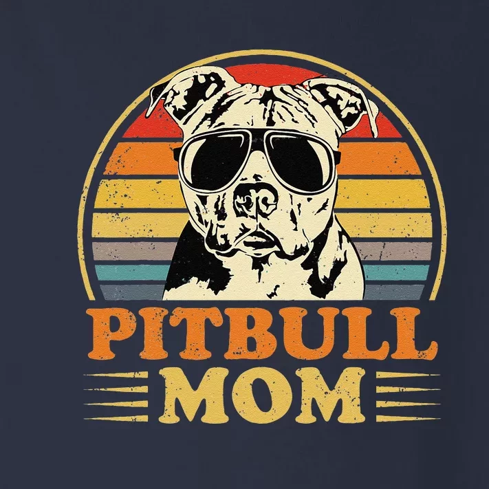 Funny Dog Pitbull Mom Pittie Mom Mother's Day Gift Toddler Long Sleeve Shirt