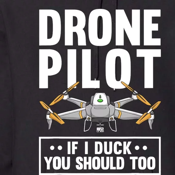 Funny Drone Pilot For RC Racing Pilots Flying FPV Premium Hoodie