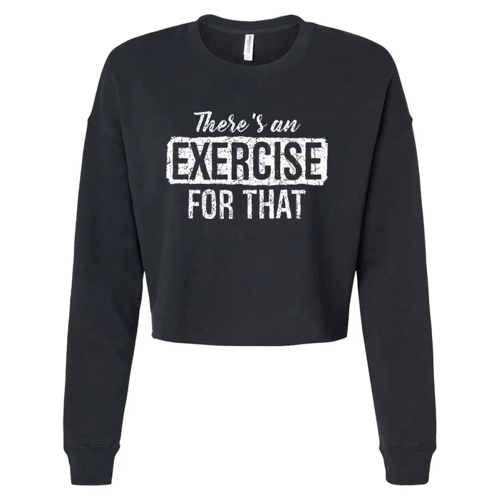 Funny Doctor PTA Gift Idea Physical Therapy Cropped Pullover Crew