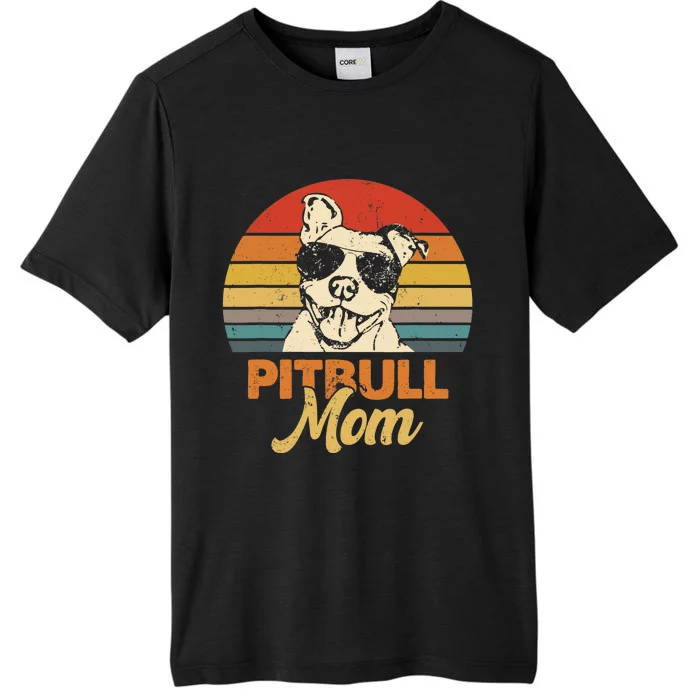 Funny Dog Pitbull Mom Pittie Mom Mother's Day ChromaSoft Performance T-Shirt