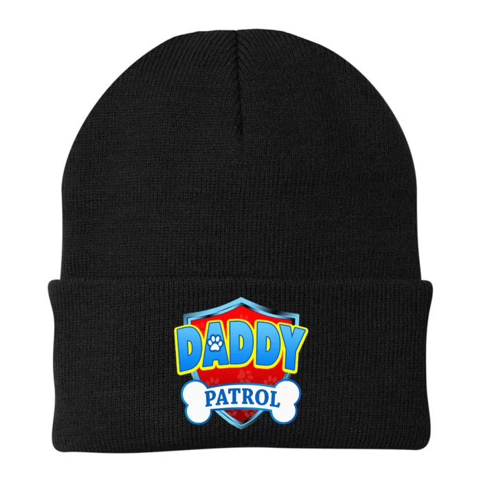 Funny DADDY Patrol Dog Mom Dad For Men Women Knit Cap Winter Beanie