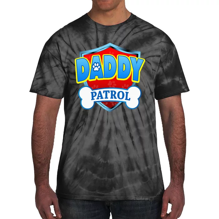 Funny DADDY Patrol Dog Mom Dad For Men Women Tie-Dye T-Shirt