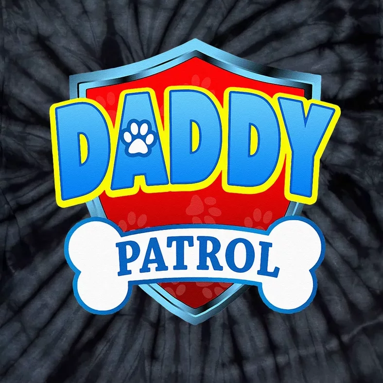 Funny DADDY Patrol Dog Mom Dad For Men Women Tie-Dye T-Shirt