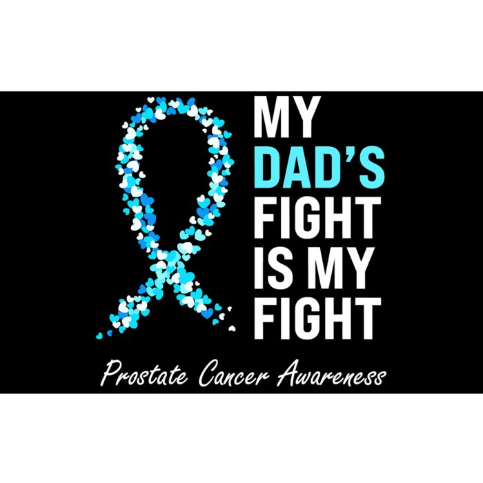 Family Dad Prostate Cancer Awareness Light Blue Ribbon Bumper Sticker