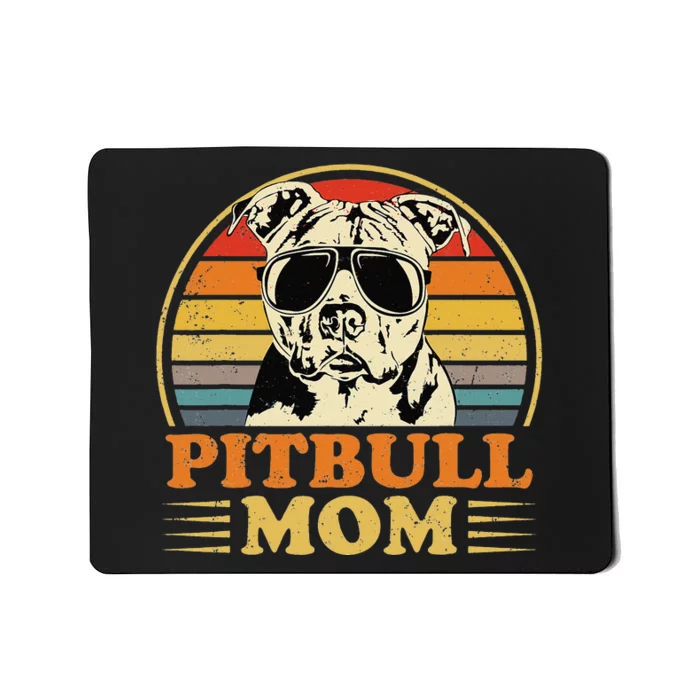 Funny Dog Pitbull Mom Pittie Mom Mother's Day Mousepad