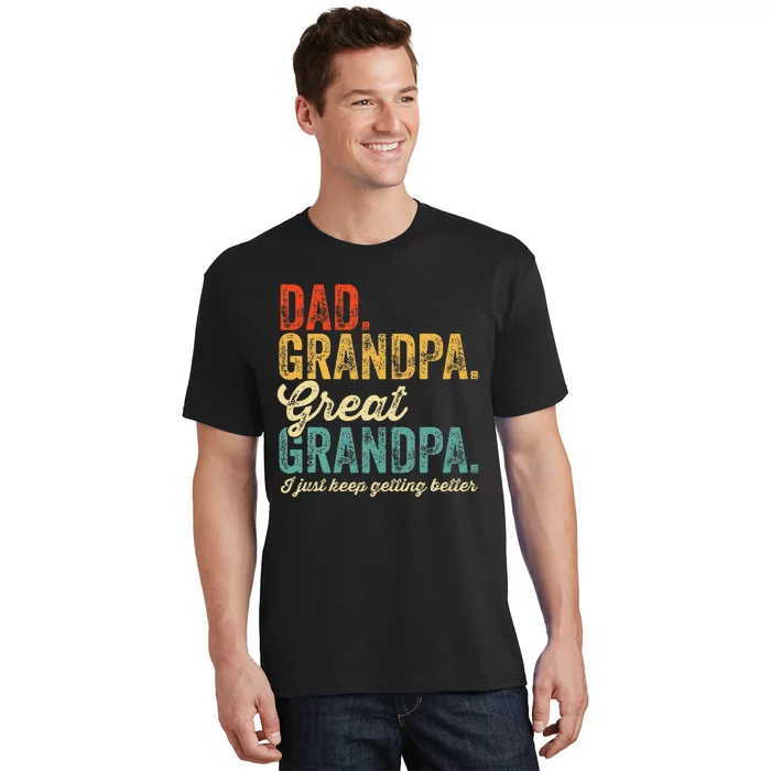 Fathers Day Present from Grandkid Dad Grandpa Great Grandpa T-Shirt