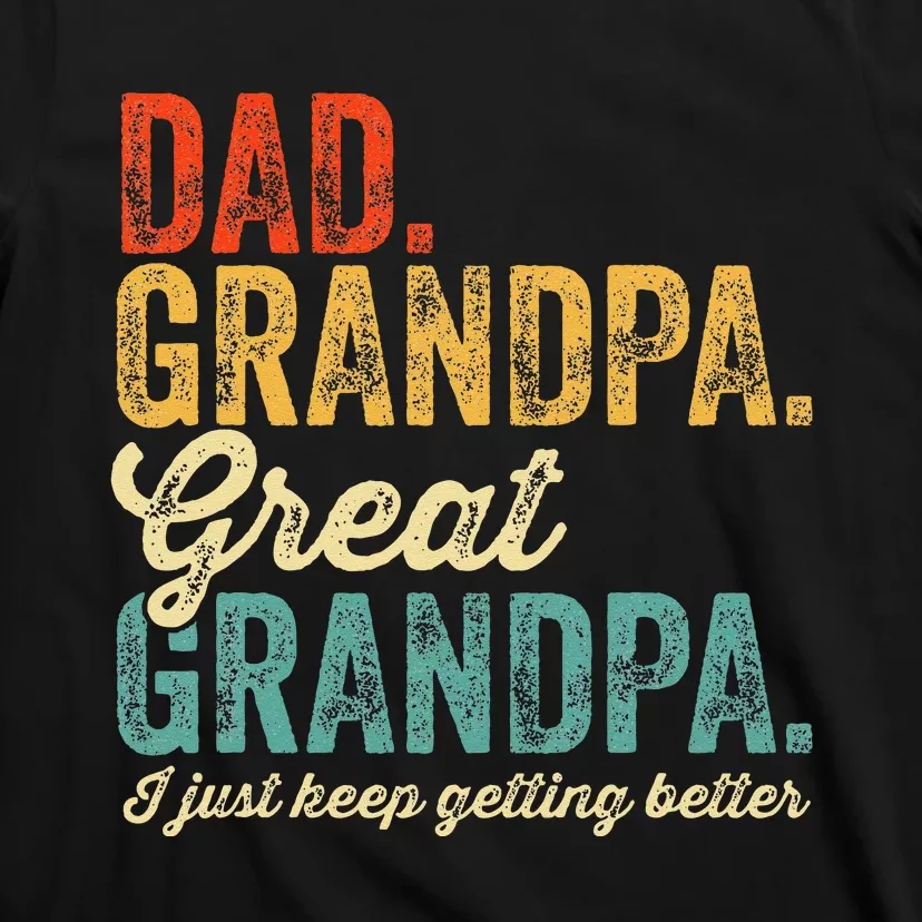 Fathers Day Present from Grandkid Dad Grandpa Great Grandpa T-Shirt