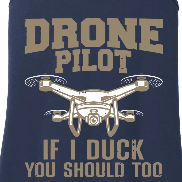 Funny Drone Pilot Design For Men Women Kids Drone Operator Ladies Essential Tank