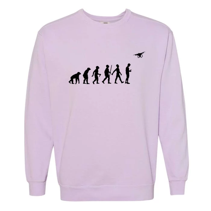 Funny Drone Pilot Design Men Women RC Flight Drone Operator Garment-Dyed Sweatshirt