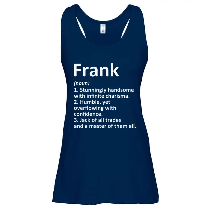 FRANK Definition Personalized Name Funny Birthday Gift Idea Ladies Essential Flowy Tank