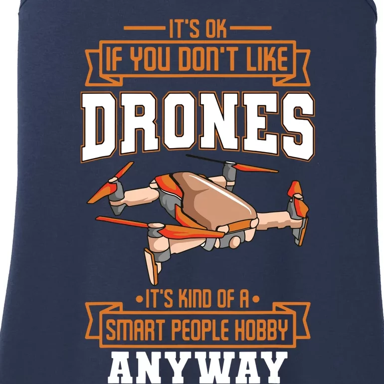 Funny Drone Pilot Quadcopter Lover Ladies Essential Tank