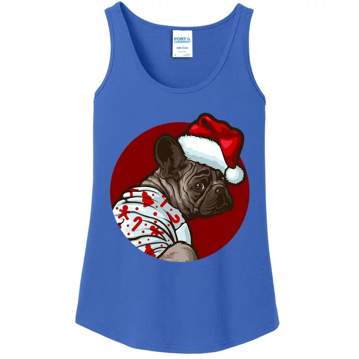 Funny Dog Pug Owner Gift Christmas Pug Gift Ladies Essential Tank