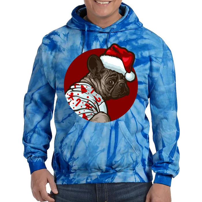 Funny Dog Pug Owner Gift Christmas Pug Gift Tie Dye Hoodie