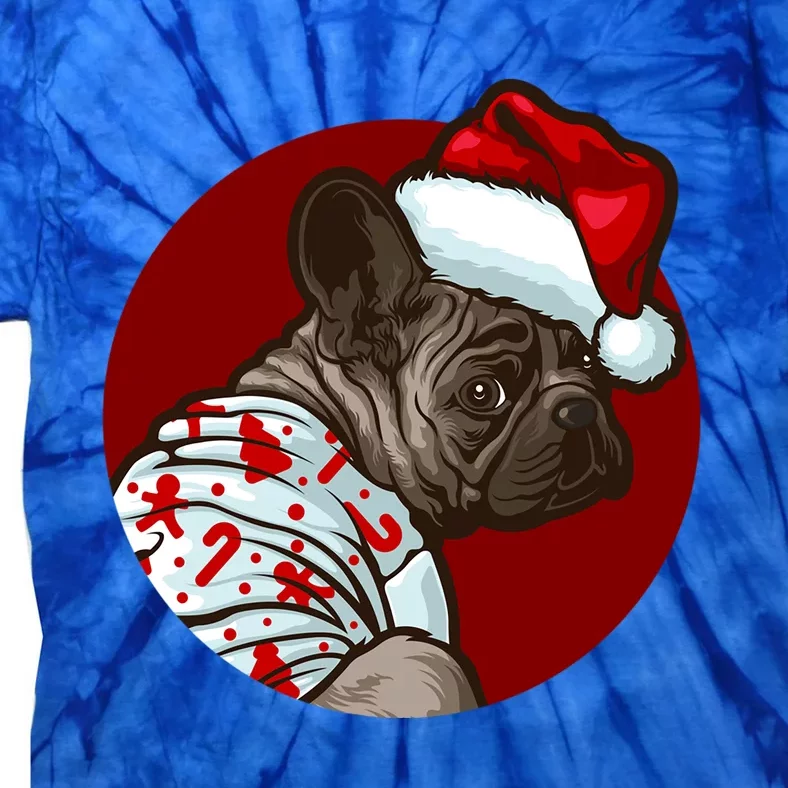 Funny Dog Pug Owner Gift Christmas Pug Gift Tie-Dye T-Shirt