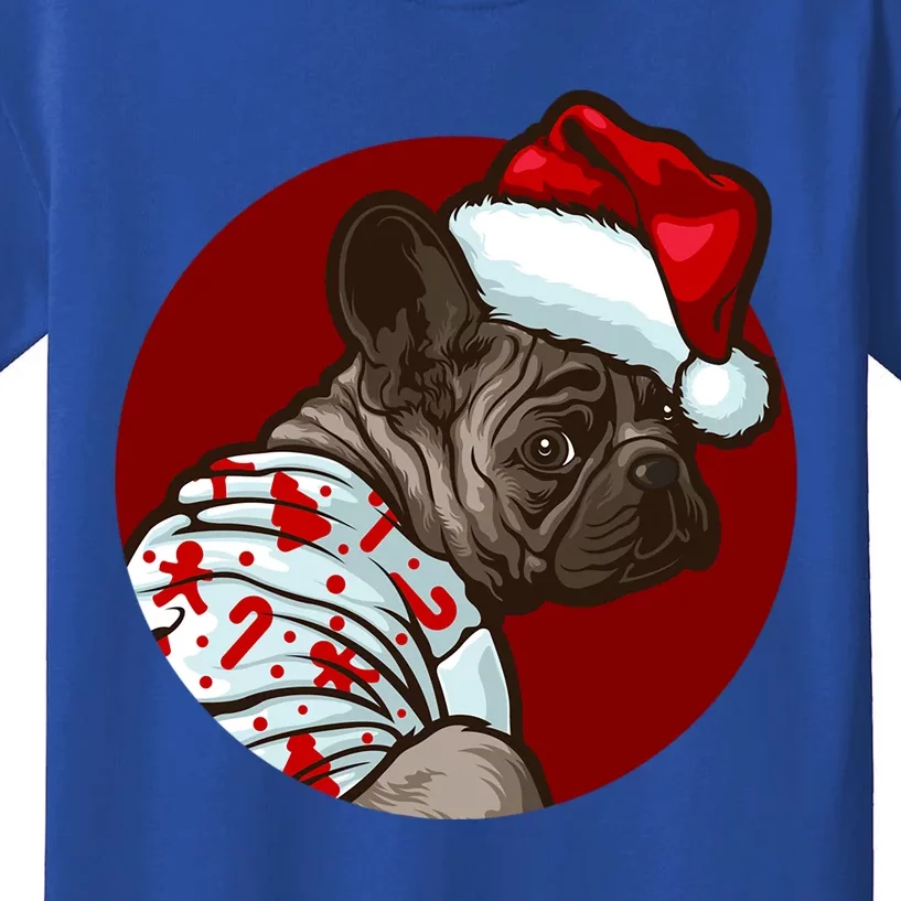 Funny Dog Pug Owner Gift Christmas Pug Gift Kids T-Shirt