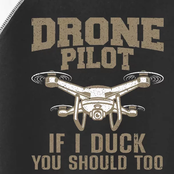 Funny Drone Pilot Design Drone Operator Toddler Fine Jersey T-Shirt