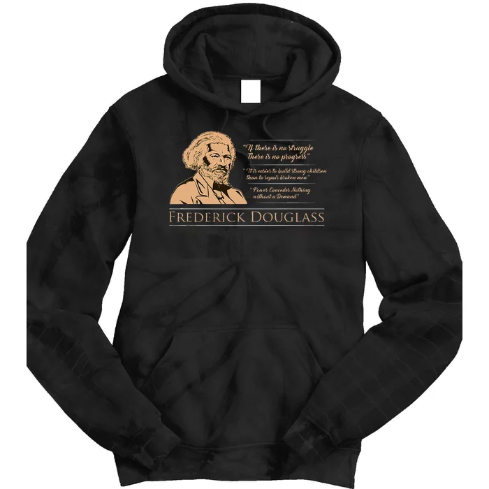 Frederick Douglass Quote For Black History Month Tie Dye Hoodie