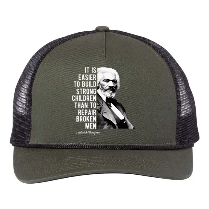 Frederick Douglass Quote For Black History Month Retro Rope Trucker Hat Cap