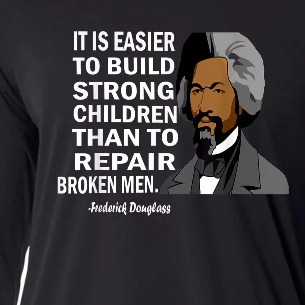 Frederick Douglass Quote Black History Month Cooling Performance Long Sleeve Crew