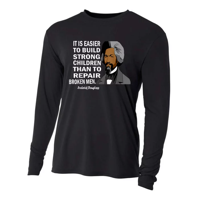 Frederick Douglass Quote Black History Month Cooling Performance Long Sleeve Crew