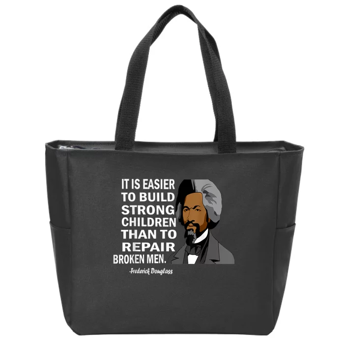 Frederick Douglass Quote Black History Month Zip Tote Bag