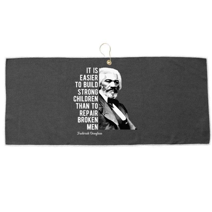 Frederick Douglass Quote For Black History Month Large Microfiber Waffle Golf Towel