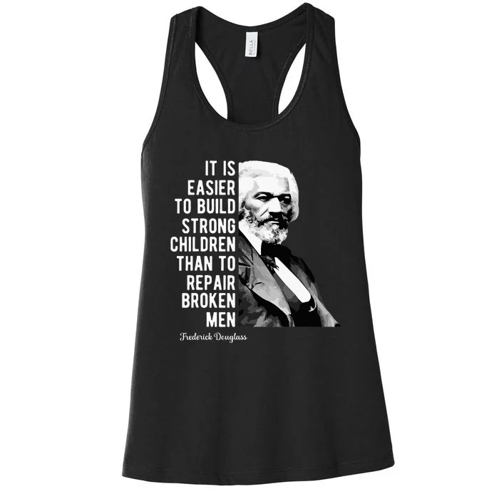 Frederick Douglass Quote For Black History Month Women's Racerback Tank