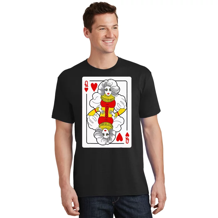 Fabulous Drag Queen Of Hearts Drag Queen Fan Yass Slay Werk T-Shirt