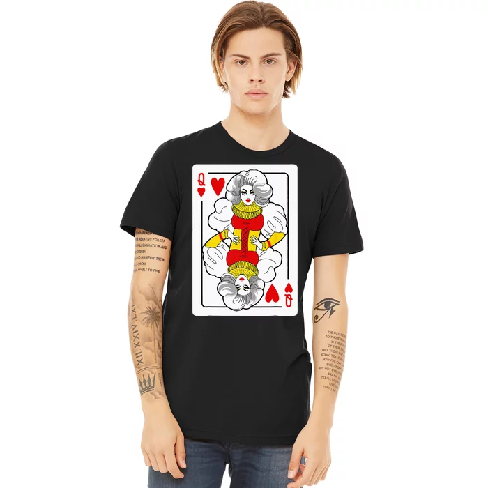 Fabulous Drag Queen Of Hearts Drag Queen Fan Yass Slay Werk Premium T-Shirt