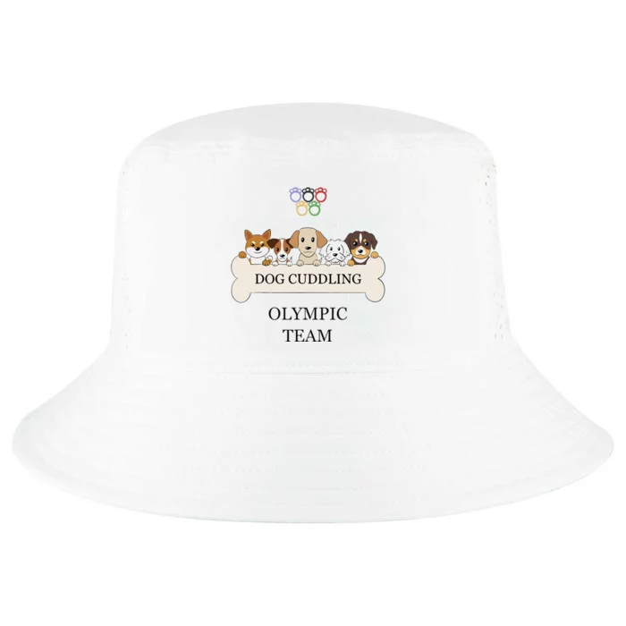 Funny Dog Quote Cuddling Team Cool Animal Gift Cool Comfort Performance Bucket Hat